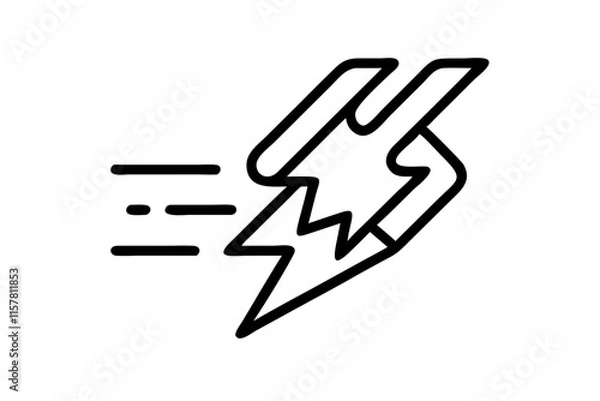 Fototapeta Flashburst icon