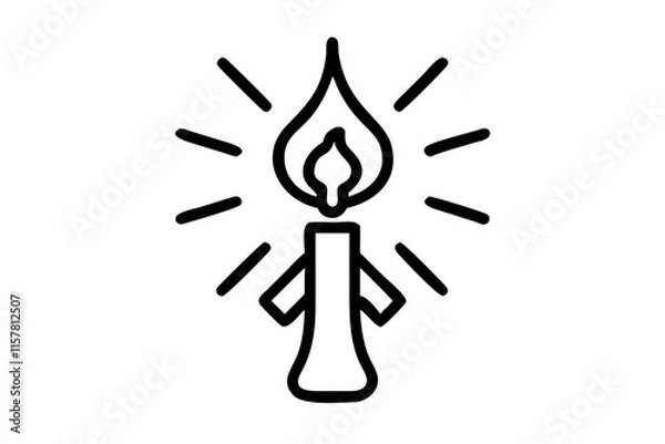 Fototapeta Ignite icon