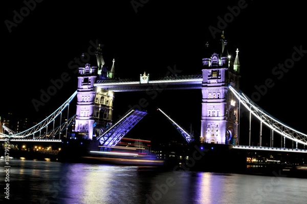 Obraz Tower Bridge at Night View