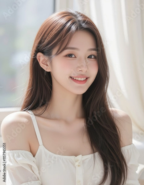 Obraz Ai female model