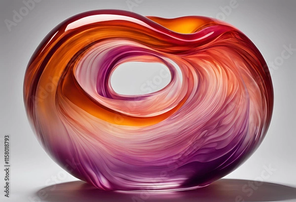 Obraz abstract red heart