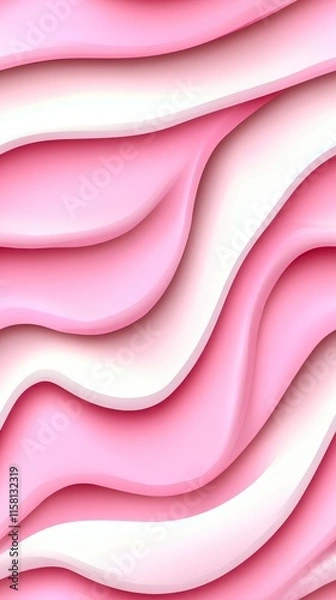 Obraz Soft Pink Wavy Texture for Modern Background and Design Projects