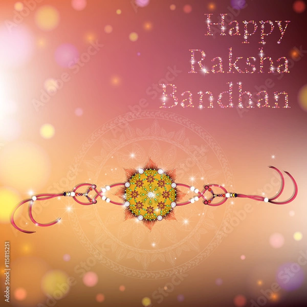 Obraz Happy Raksha Bandhan celebration.