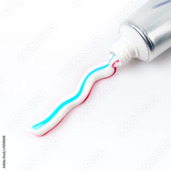 Fototapeta Toothpaste Diagonal