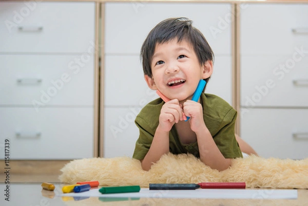 Obraz Cute asian child