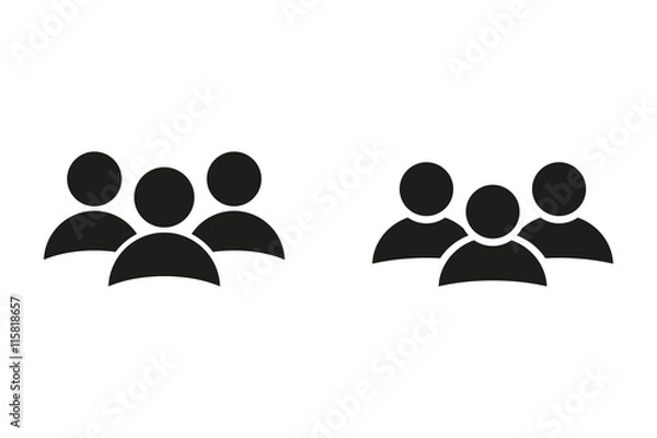 Fototapeta People - vector icon.