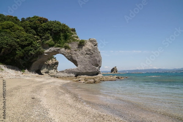 Obraz 北浜の洞門