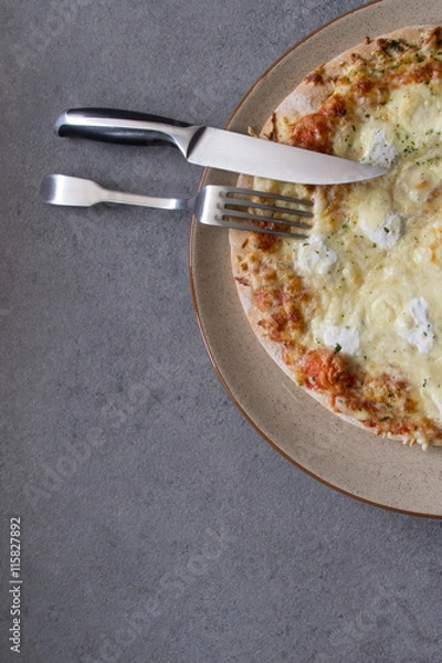 Fototapeta Cheese pizza