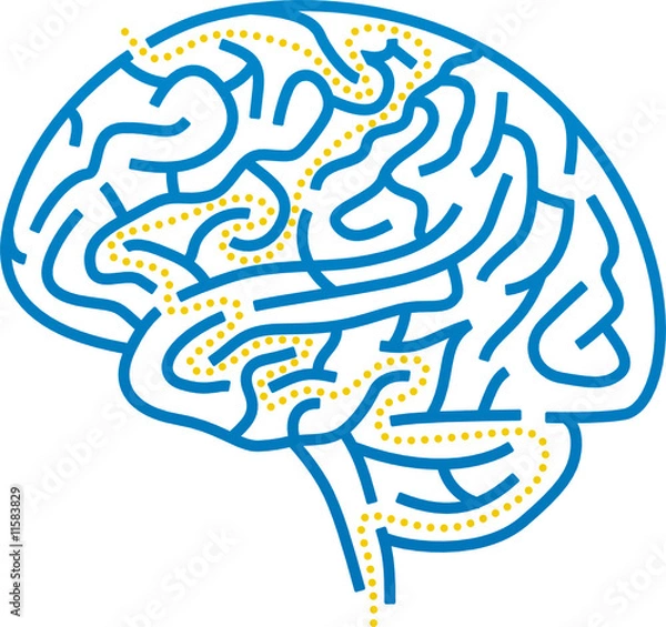 Obraz brain maze