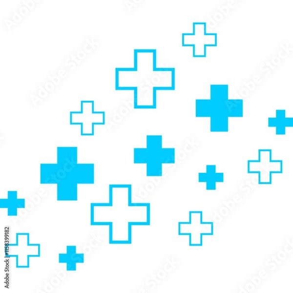 Fototapeta Medical Cross Ornament