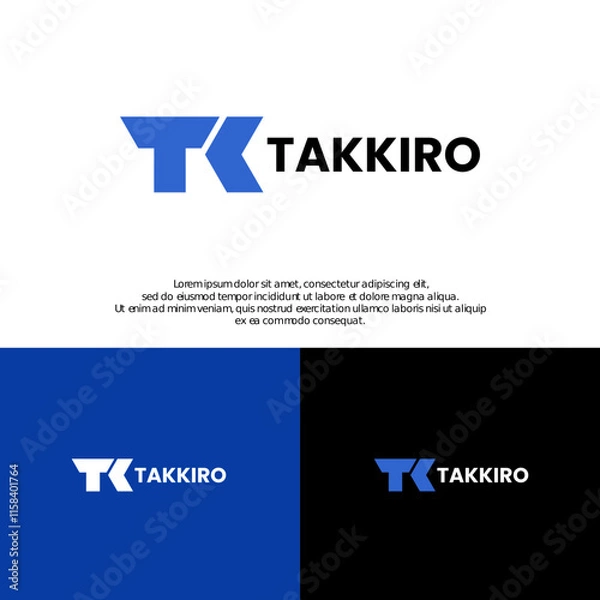 Fototapeta TK Logo Concept