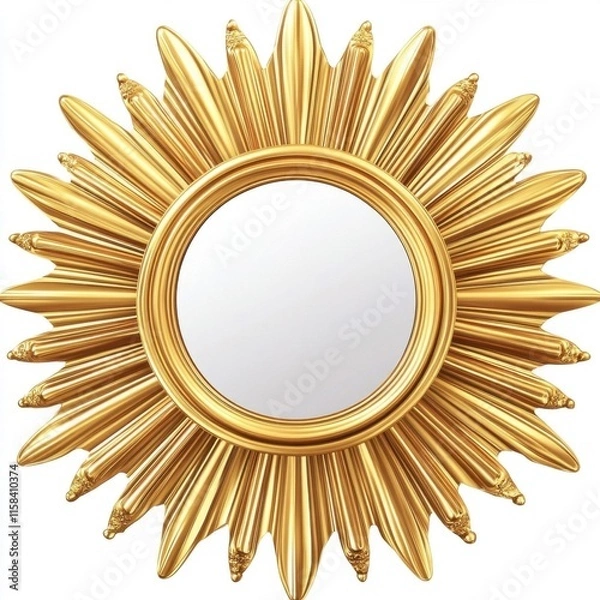 Obraz Gold Sunburst Mirror