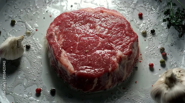 Obraz raw steak meat