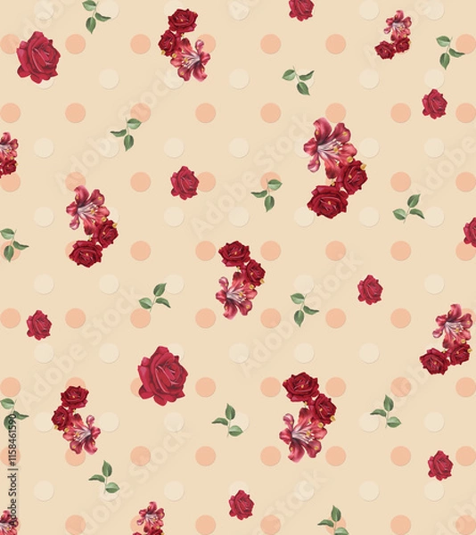 Obraz seamless pattern with flowers