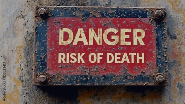 Obraz The Danger Risk of Death