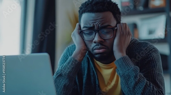 Obraz The Man with Digital Stress
