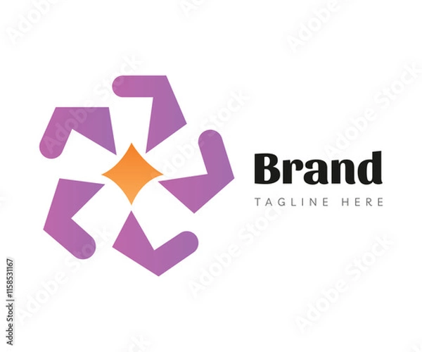 Obraz Star logo icon design template elements. Usable for Branding and Business Logos.
