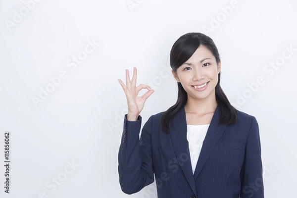 Fototapeta 若い女性　ビジネス