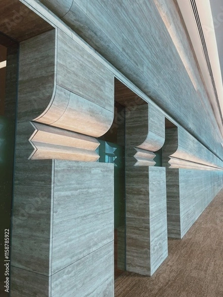 Fototapeta Contemporary Architectural Columns