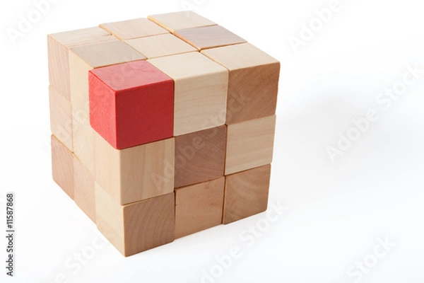 Obraz Brick of cubes