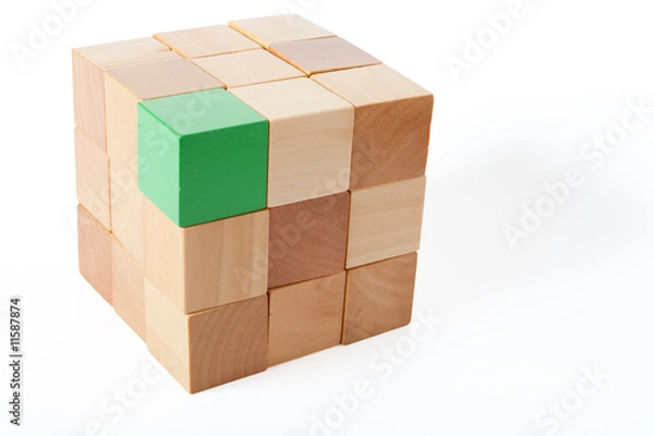 Obraz Brick of cubes