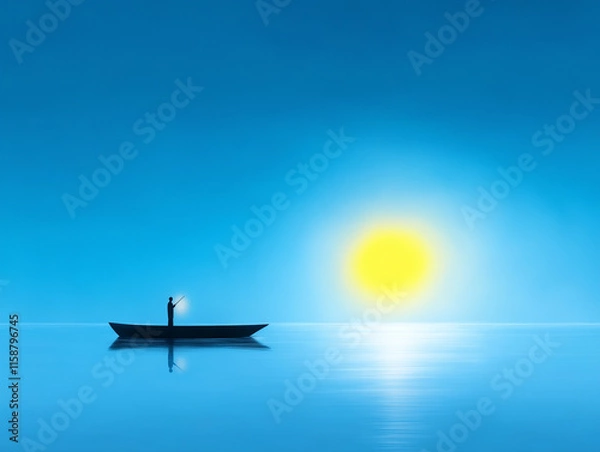 Obraz Radiant Morning Magic: Using a Mirror to Capture the Light