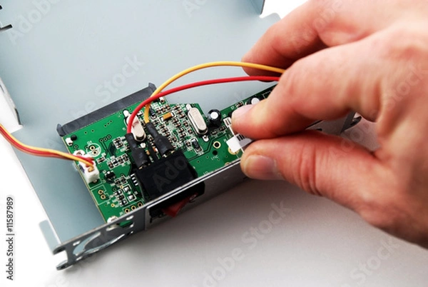 Obraz Electronic parts and circuits