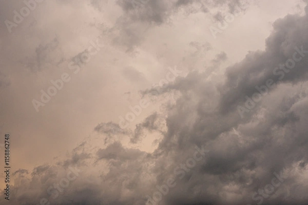 Fototapeta dark clouds in the sky