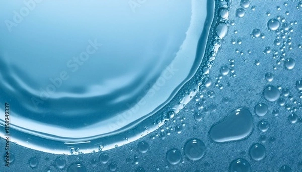 Fototapeta 泡と水