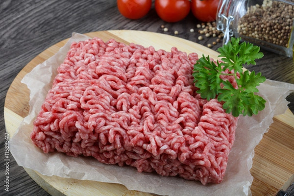 Obraz Minced beef meat