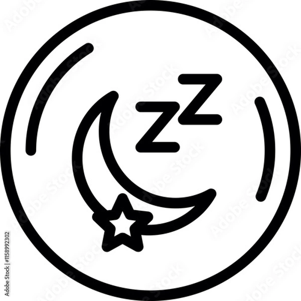 Obraz Sleep Cycle Icon