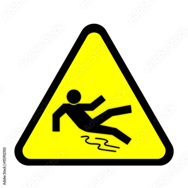 Fototapeta slip hazard