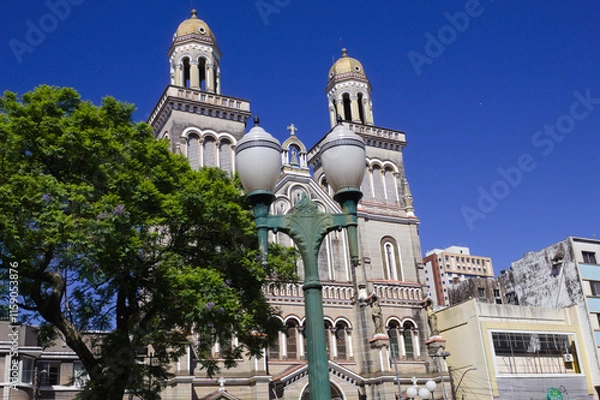 Obraz Church in the city of Passo Fundo in the state of Rio Grande do Sul in Brazil