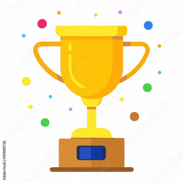 Obraz gold trophy cup