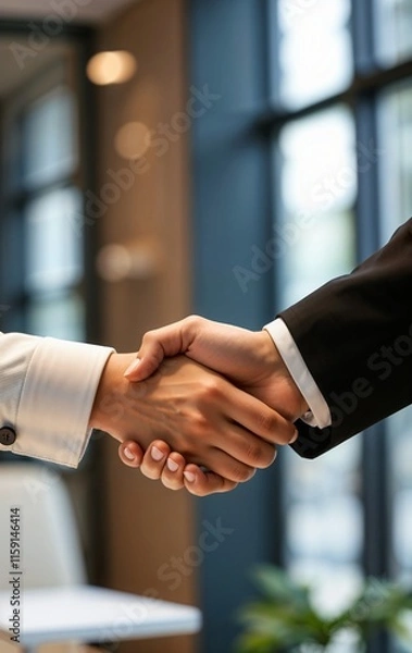 Obraz business people shaking hands