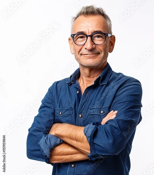 Obraz portrait of a smiling businessman