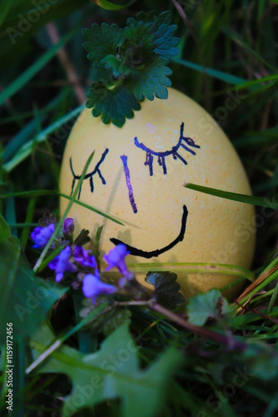 Fototapeta sleeping Egg