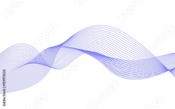 Obraz abstract blue wave background