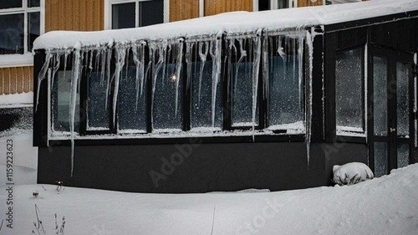 Fototapeta Eiszapfen