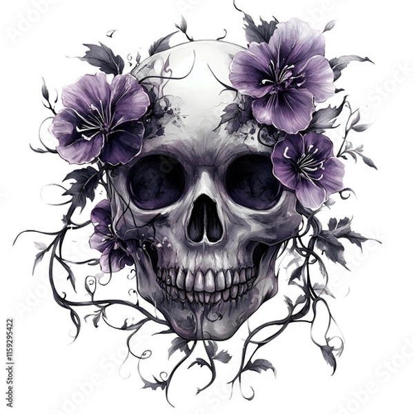 Obraz Gothic Spring Clipart Vector Illustration