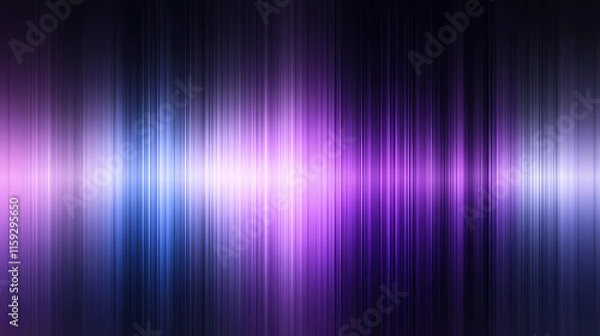 Fototapeta Abstract Neon Light Streaks: A mesmerizing digital art piece featuring vibrant neon blue and purple streaks that pulse and radiate with light. These streaks create a dynamic, futuristic.