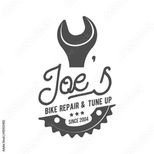 Obraz mountain bike badges, logo and labels