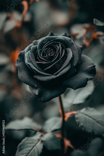 Obraz single red rose