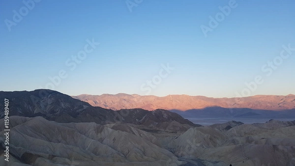 Obraz sunset in the mountains