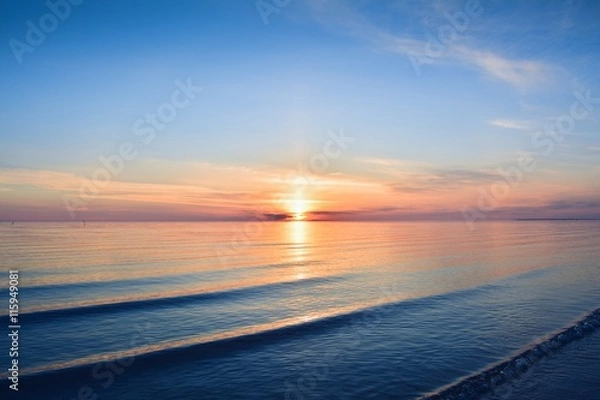 Obraz Sunset at seaside