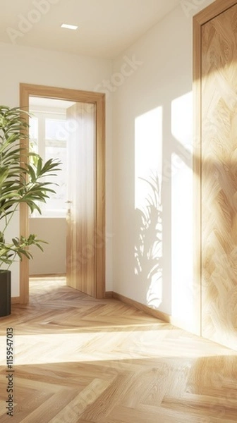 Fototapeta Wellness rooms in modern offices enhancing productivity and comfort in bright spaces