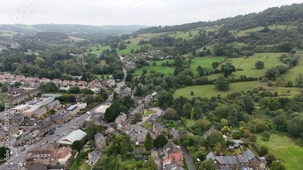 Obraz Discover Matlock Bath’s Beauty from the Sky