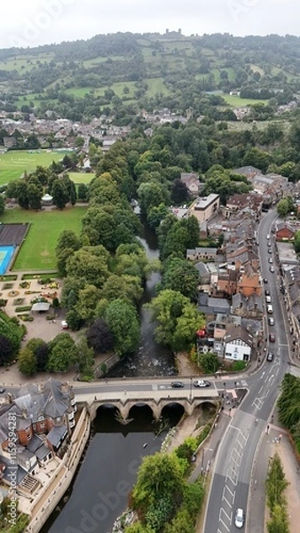 Obraz Discover Matlock Bath’s Beauty from the Sky