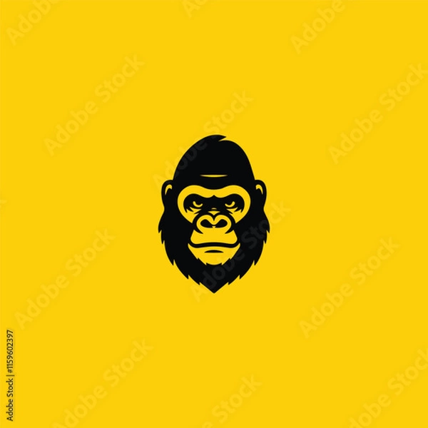 Obraz Gorilla face logo