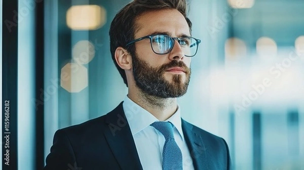 Fototapeta Corporate strategy analysis for managing operational chaos executive insights in a modern environment